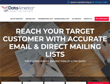 Tablet Screenshot of dataamerica.com